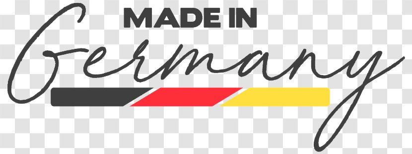 Logo Brand Font - Made In Germany Transparent PNG