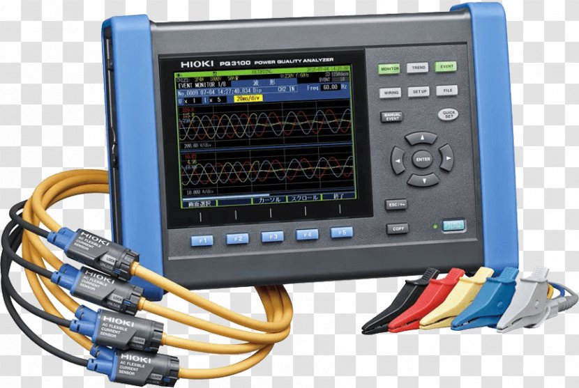 Electric Power Quality Measurement Hioki E.E. Corporation Three-phase - Service - Electronic Products Transparent PNG