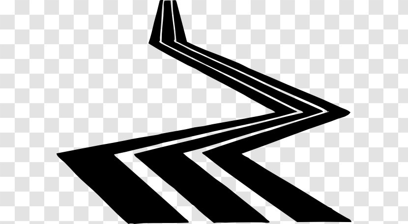 Road Clip Art - Triangle - Zig Zag Border Transparent PNG