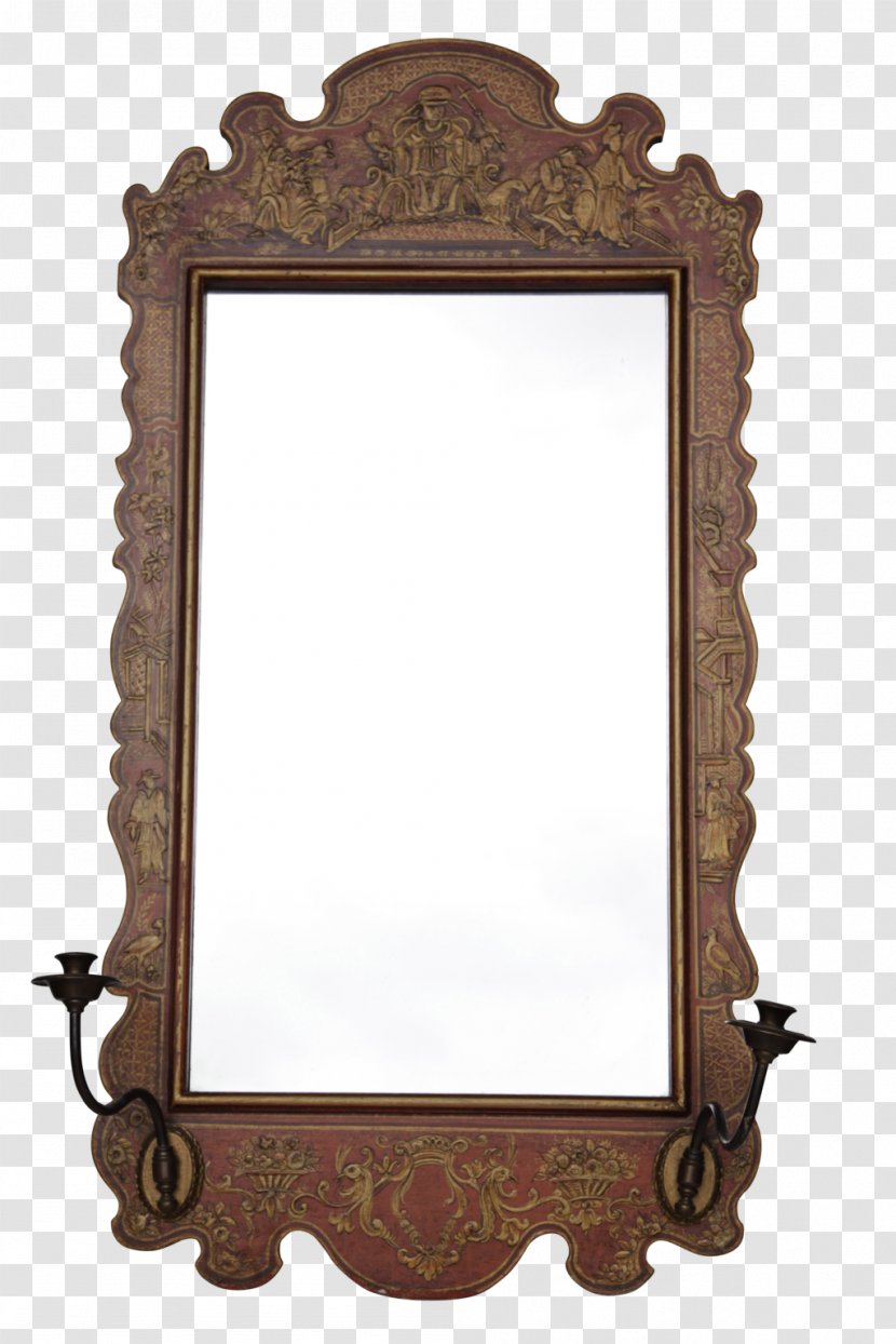 Picture Frames Mirror Antique Rectangle - Frame - Chinoiserie Transparent PNG
