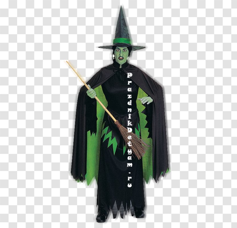 Wicked Witch Of The West Glinda Costume Party Clothing - Halloween - Hat Transparent PNG