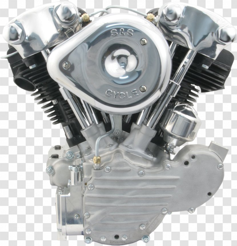 Harley-Davidson Knucklehead Engine S&S Cycle Panhead - Electric Motor Transparent PNG