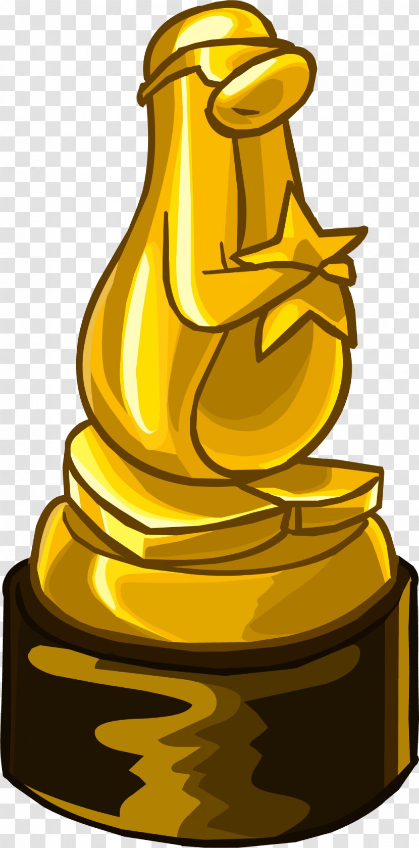 Club Penguin Silver Award Gold - Cookie Transparent PNG