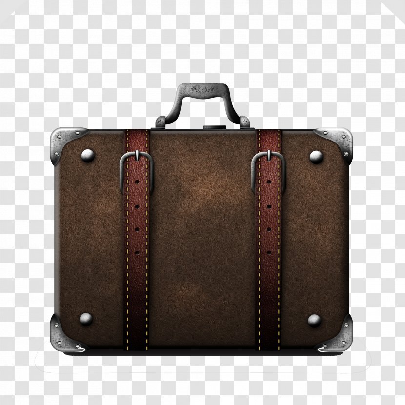 Briefcase Siem Reap Suitcase Leather Travel Transparent PNG
