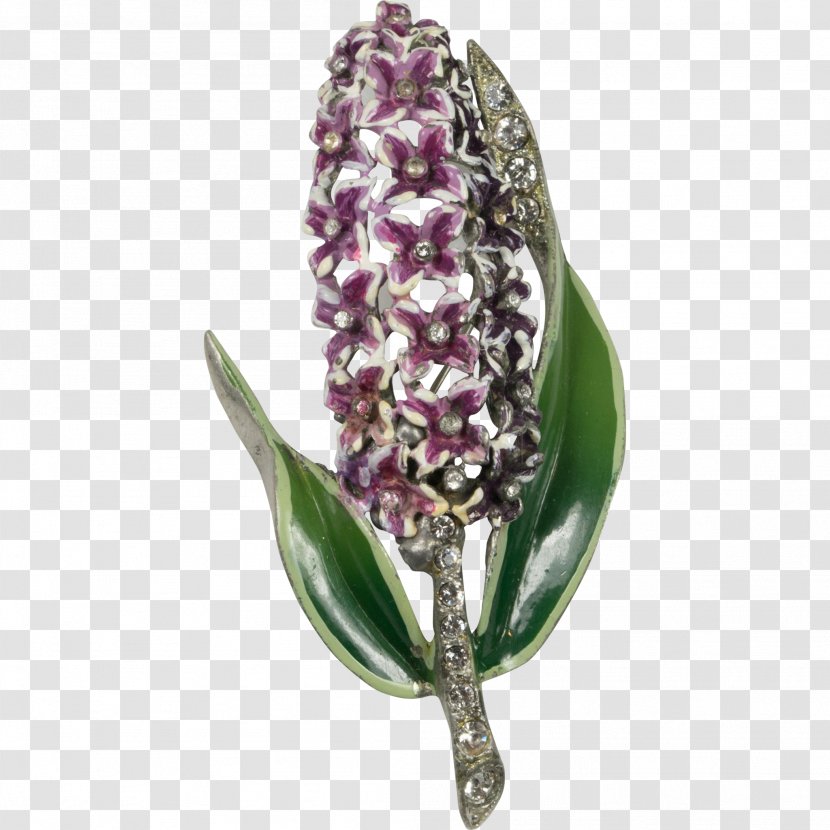 Brooch Jewellery Imitation Gemstones & Rhinestones Corocraft Costume Jewelry - Hyacinth Transparent PNG