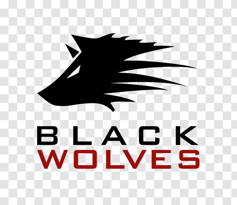 Gray Wolf Logo FC Midtjylland Black - Animal Transparent PNG