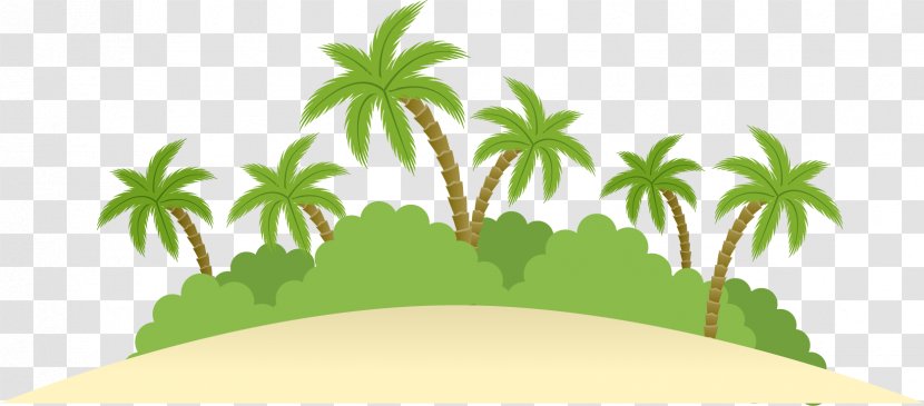 Icon - Grass - Vacation Island Vector Transparent PNG