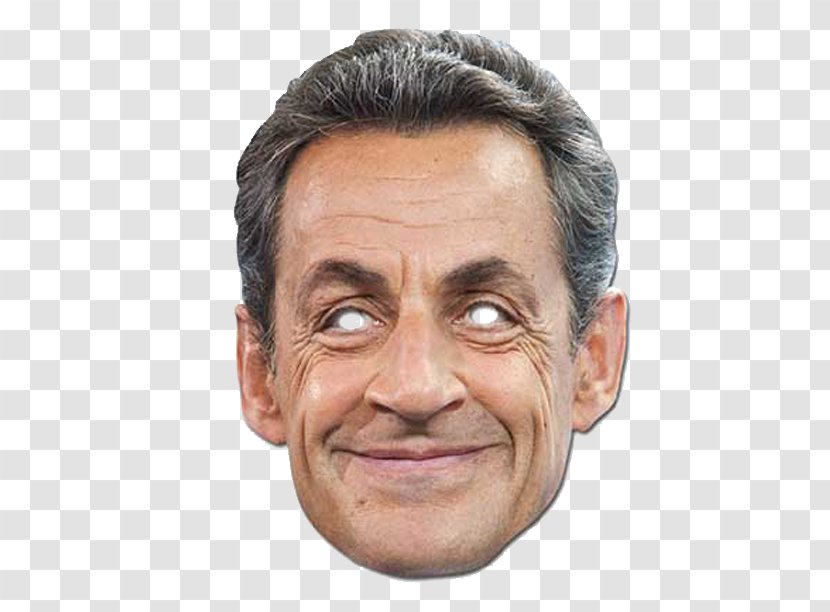Nicolas Sarkozy Domino Mask President Of France - Masque Transparent PNG