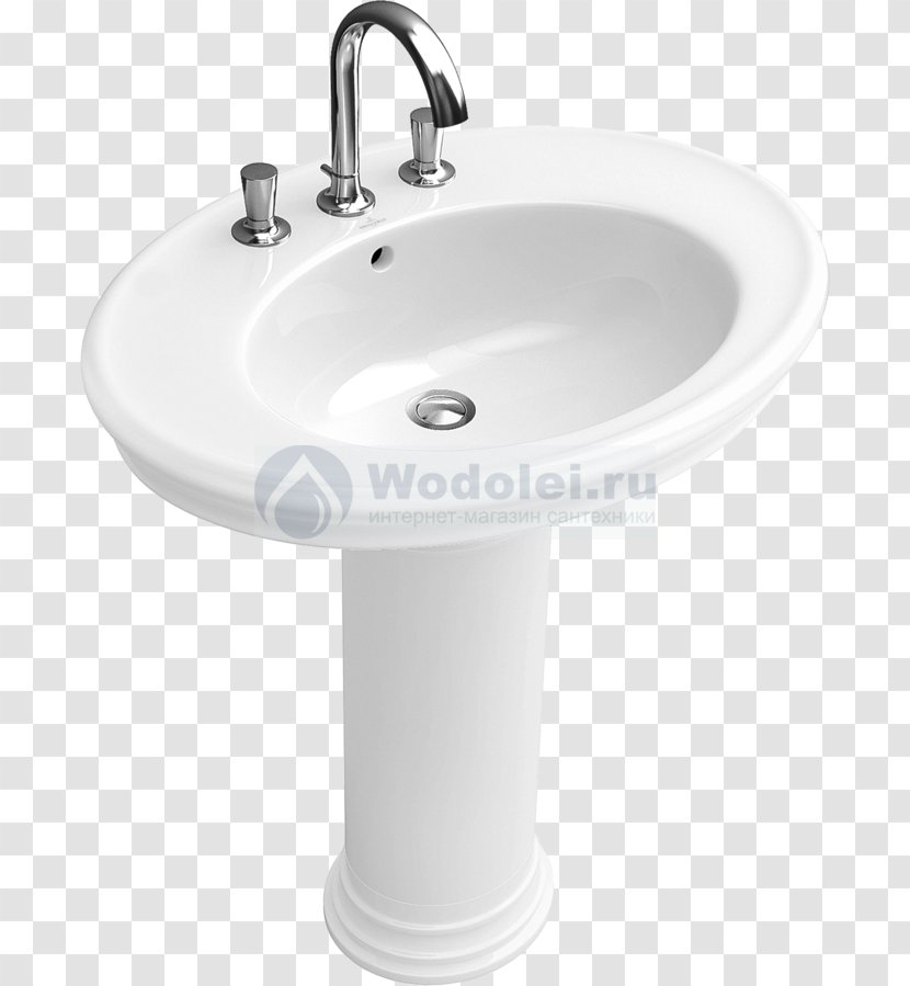Sink Villeroy & Boch Bathroom Ceramic Plumbing Fixtures - Toilet Transparent PNG