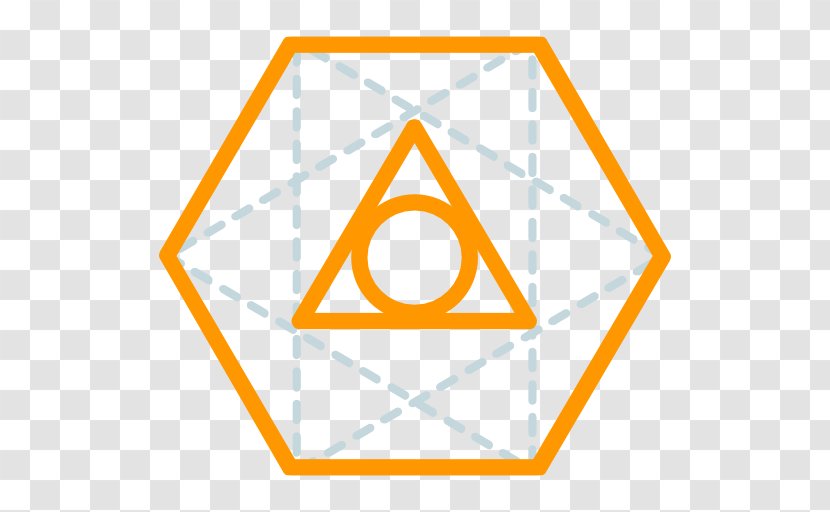 Icon Design - Orange - Geometric Shapes Transparent PNG