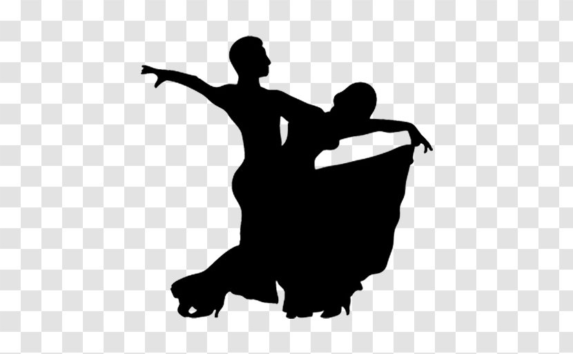 Ballroom Dance Waltz Foxtrot Etiquette - Cartoon - Silhouette Transparent PNG