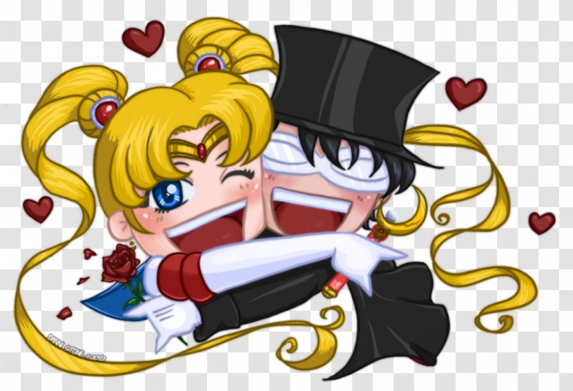 Tuxedo Mask Chibiusa Sailor Moon Senshi - Frame Transparent PNG