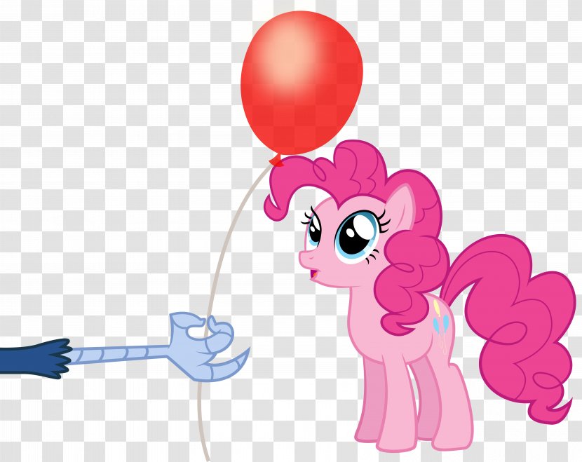Pinkie Pie Pony Rainbow Dash Balloon Horse - Frame Transparent PNG