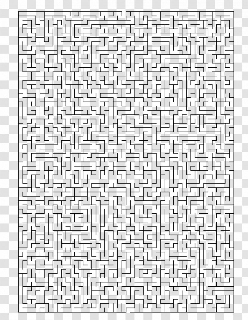 Maze Challenge Line Art Point Angle - Area Transparent PNG