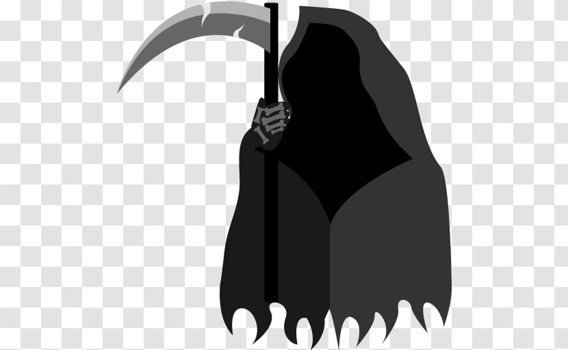 Death Icon - Black - Halloween Transparent PNG