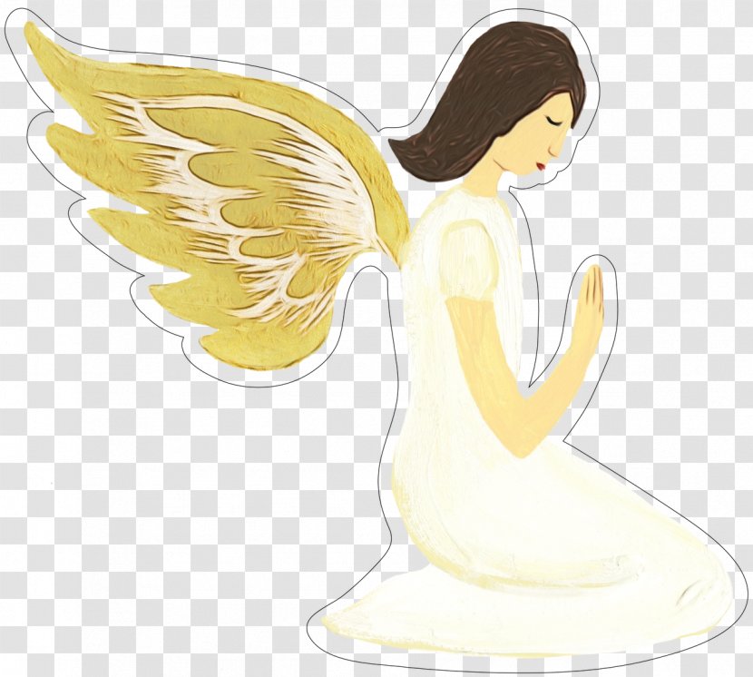 Fairy ISTX EU.ESG CL.A.SE.50 EO Cartoon Yellow Figurine - Wing Angel Transparent PNG