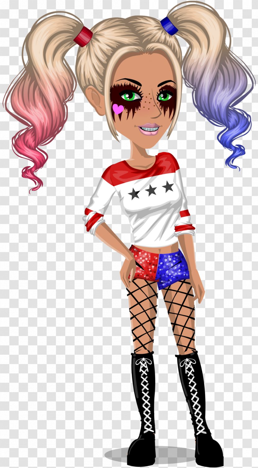 MovieStarPlanet Harley Quinn YouTube Character - Frame Transparent PNG
