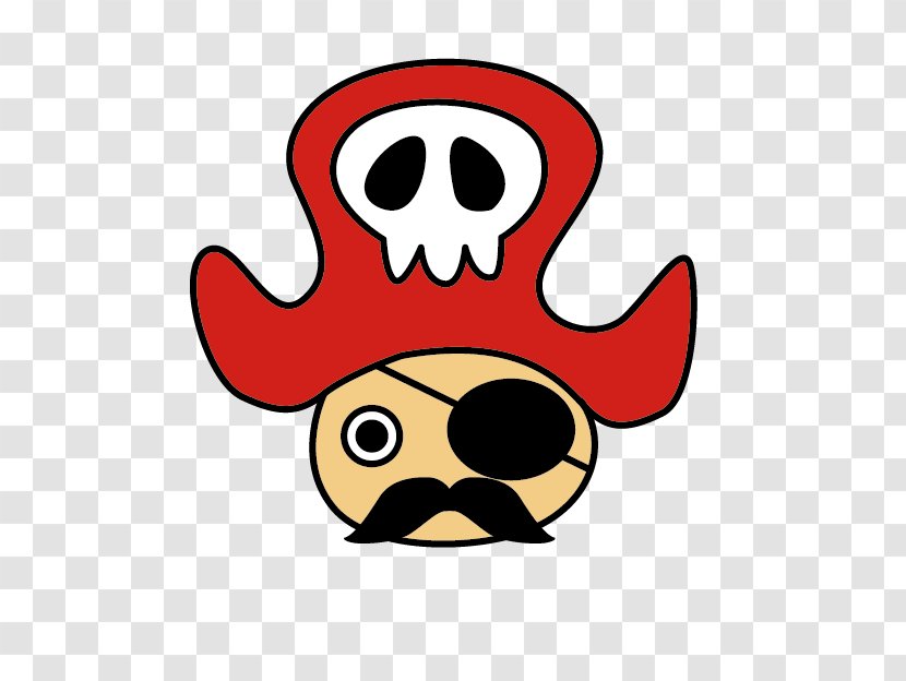 Piracy Hat Download Clip Art - Pirat - Cartoon Red Pirates Transparent PNG