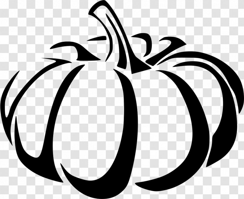 Pumpkin Vegetable Clip Art - Monochrome Photography Transparent PNG