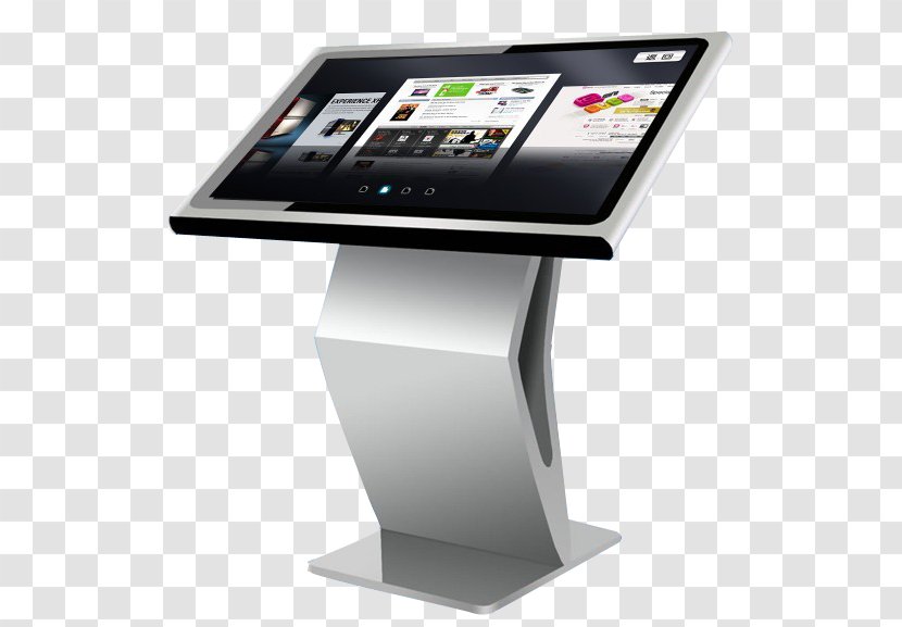 Interactive Kiosks Display Device Touchscreen Advertising - Interactivity Transparent PNG