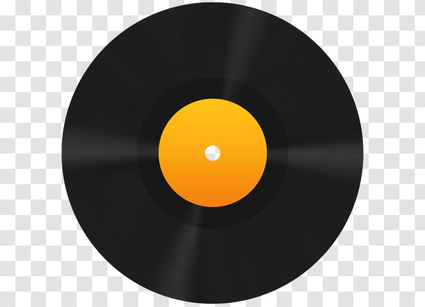 Phonograph Record LP - Yellow - Design Transparent PNG