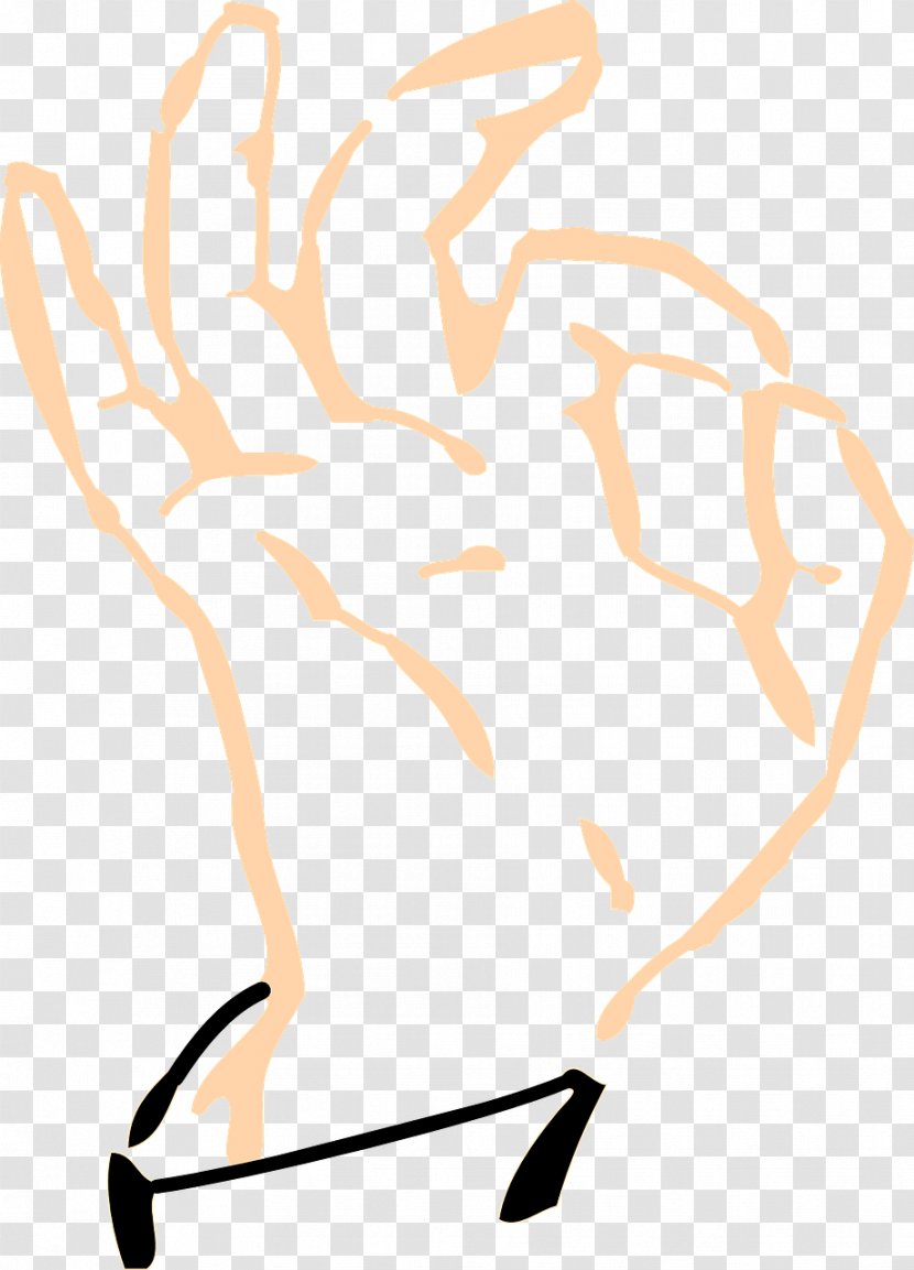 OK Gesture Sign Language Clip Art - Finger - Tap Transparent PNG