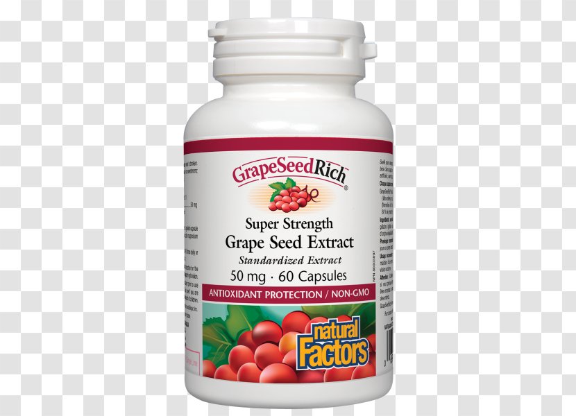Grape Seed Extract Health Capsule - Grapefruit Transparent PNG