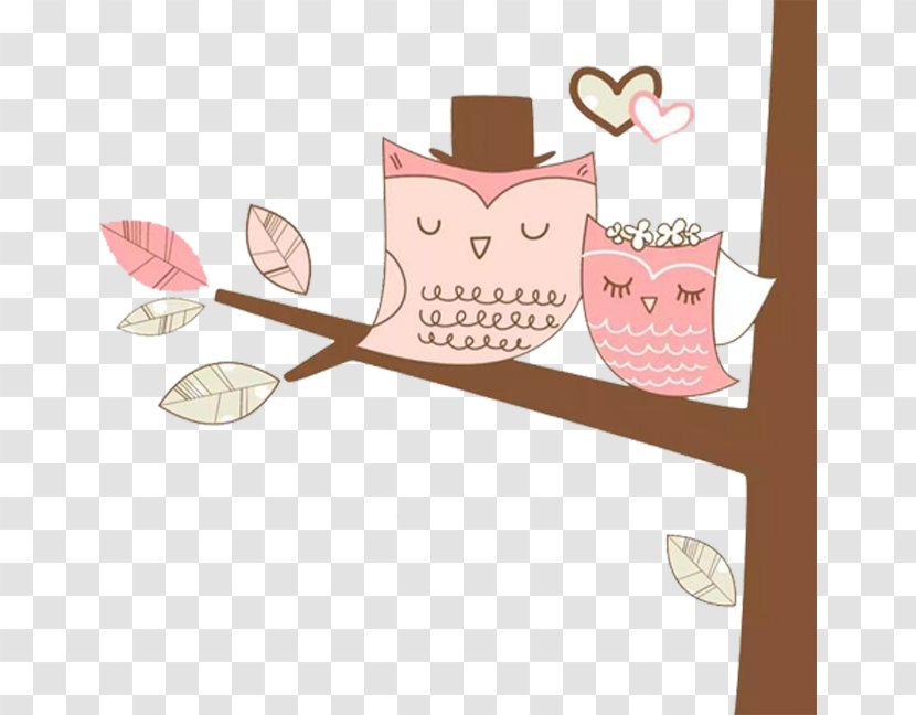 Wedding Invitation Owl Bridal Shower Bride - Hand Painted Transparent PNG