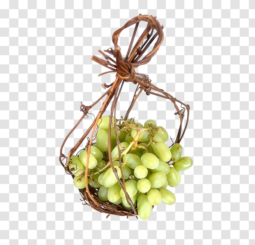 Wine Fruit Grape Clip Art - A Basket Of Grapes Transparent PNG