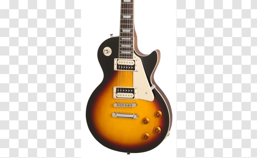 Gibson Les Paul Epiphone 100 Standard PlusTop Pro Guitar - Sunburst Transparent PNG