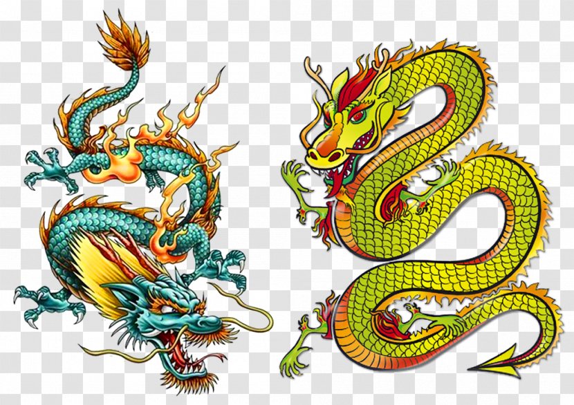 Chinese Dragon Tattoo Japanese - Art Transparent PNG