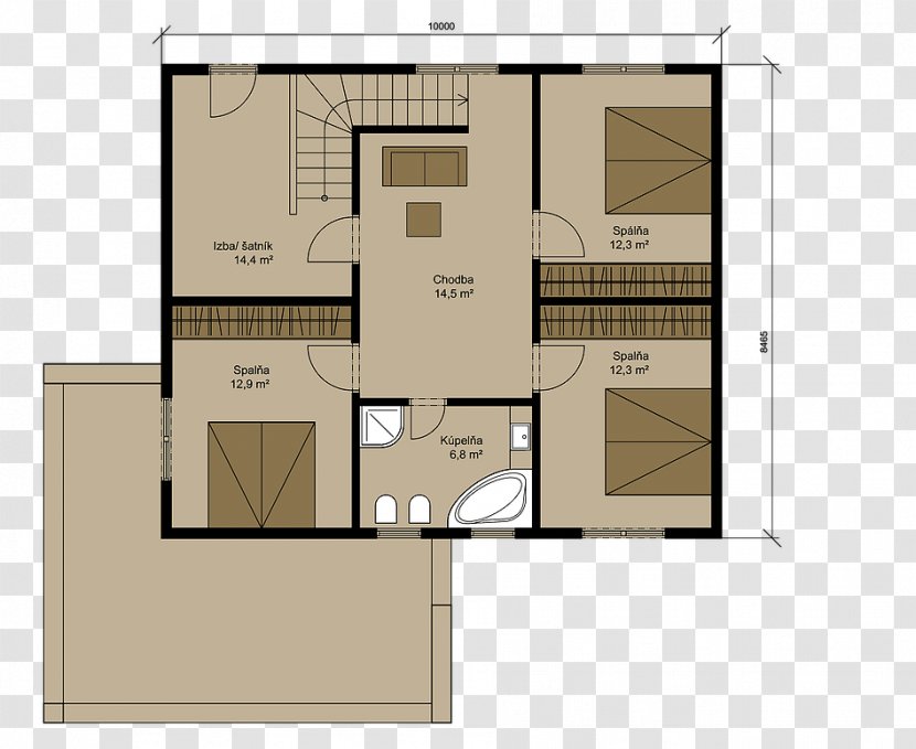 Floor Plan Architecture Property - Facade - Ftp Clients Transparent PNG