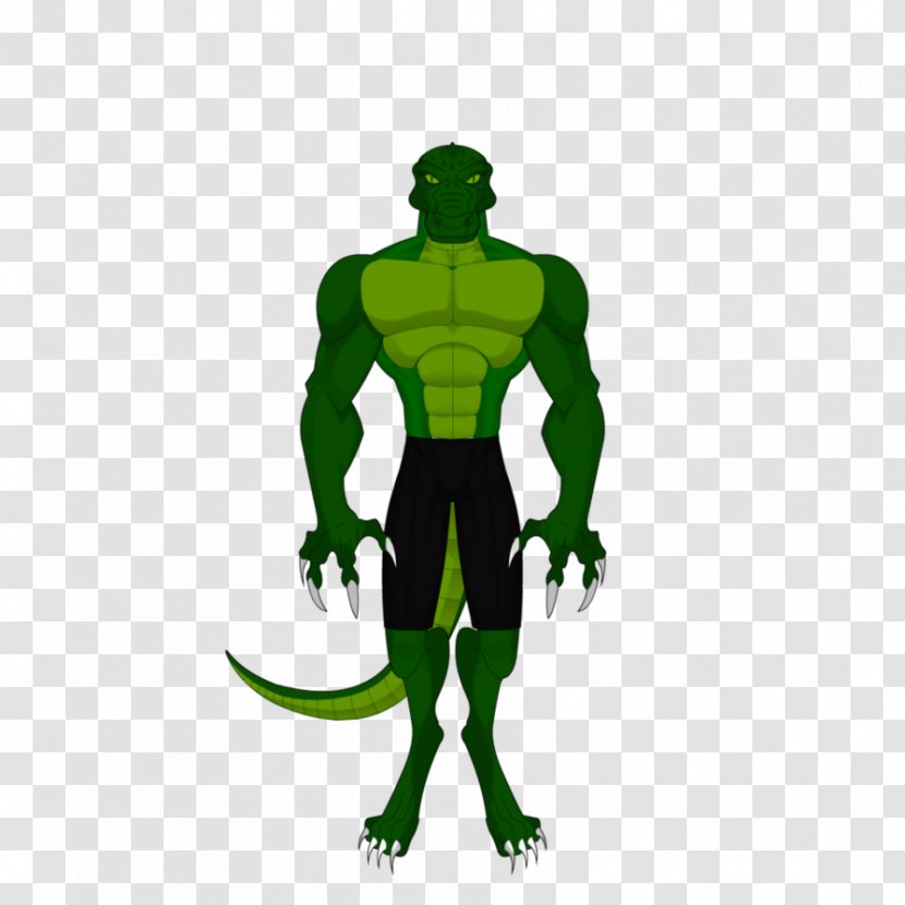 Amphibian Superhero Figurine Cartoon - Fictional Character - Jump Off Cliff Transparent PNG