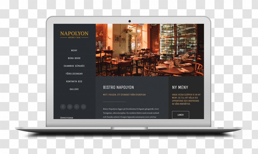 Bistro Napolyon Portfolio Drivkraft Solna Digital Agency - Multimedia - Bar Man Transparent PNG