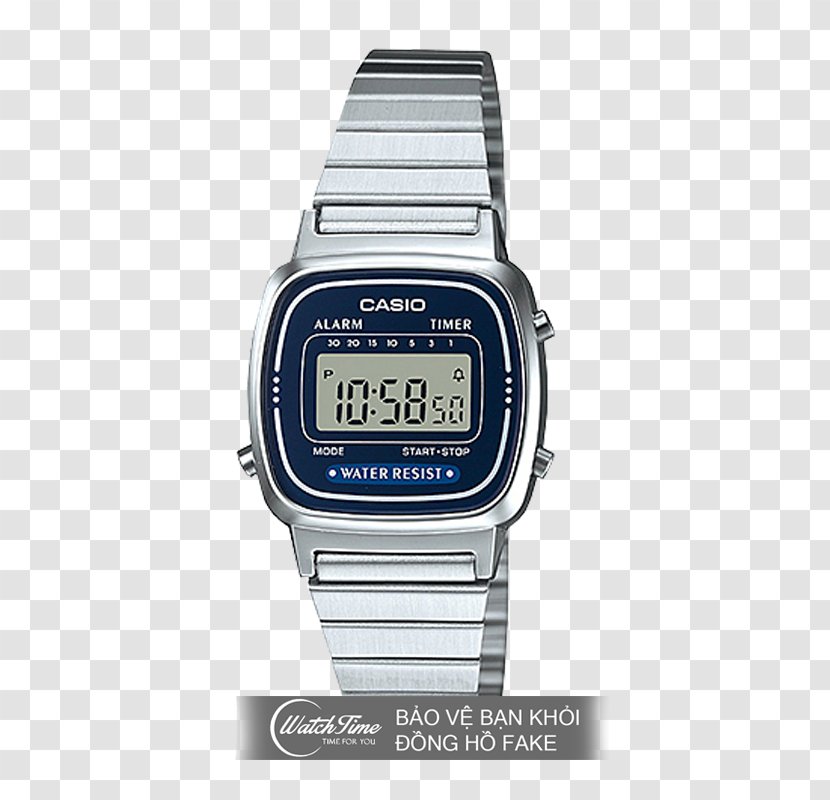 Casio F-91W Watch Jewellery Digital Clock - Mini Transparent PNG