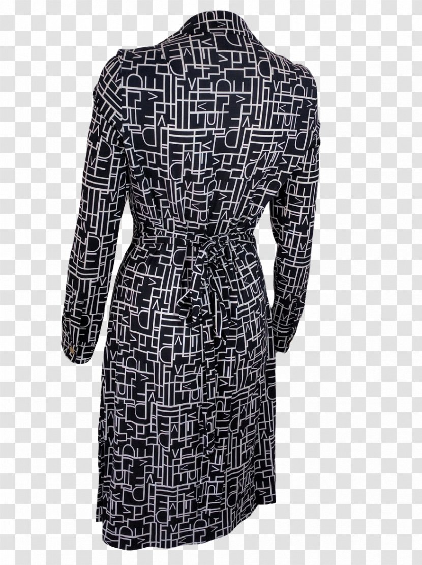 Wrap Dress Overcoat Clothing Sizes - Black Transparent PNG