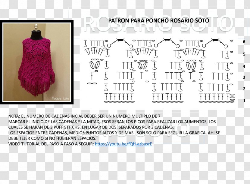 Dress Poncho Crochet Scarf Pattern - Textile Transparent PNG