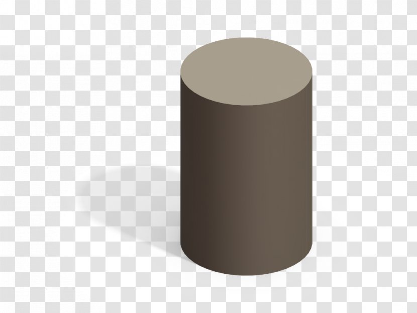 Cylinder Angle - Brown - Cone Transparent PNG