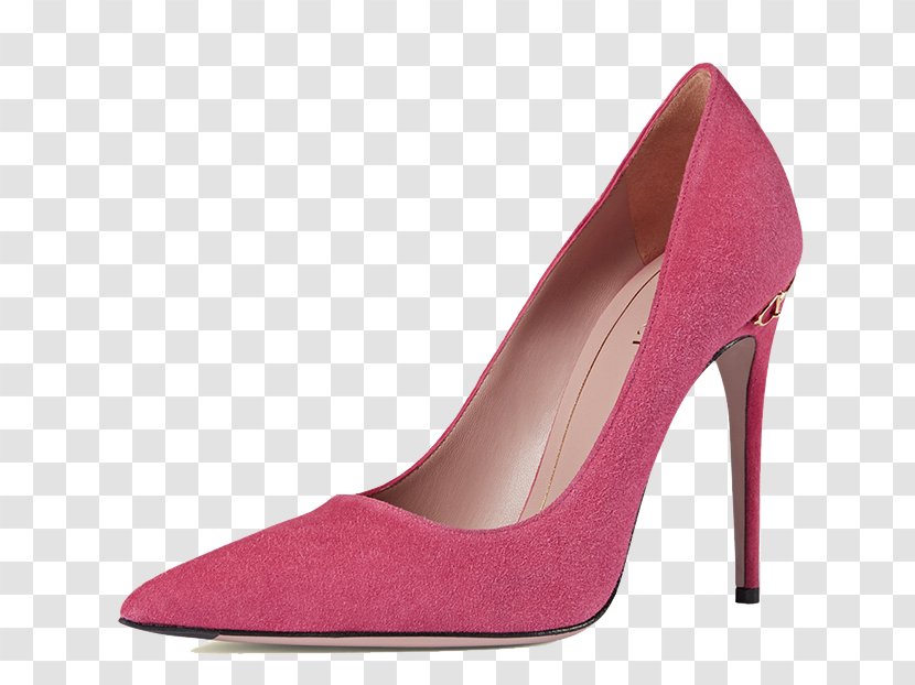 High-heeled Footwear Shoe Rose Pink Red - High Heels Transparent PNG