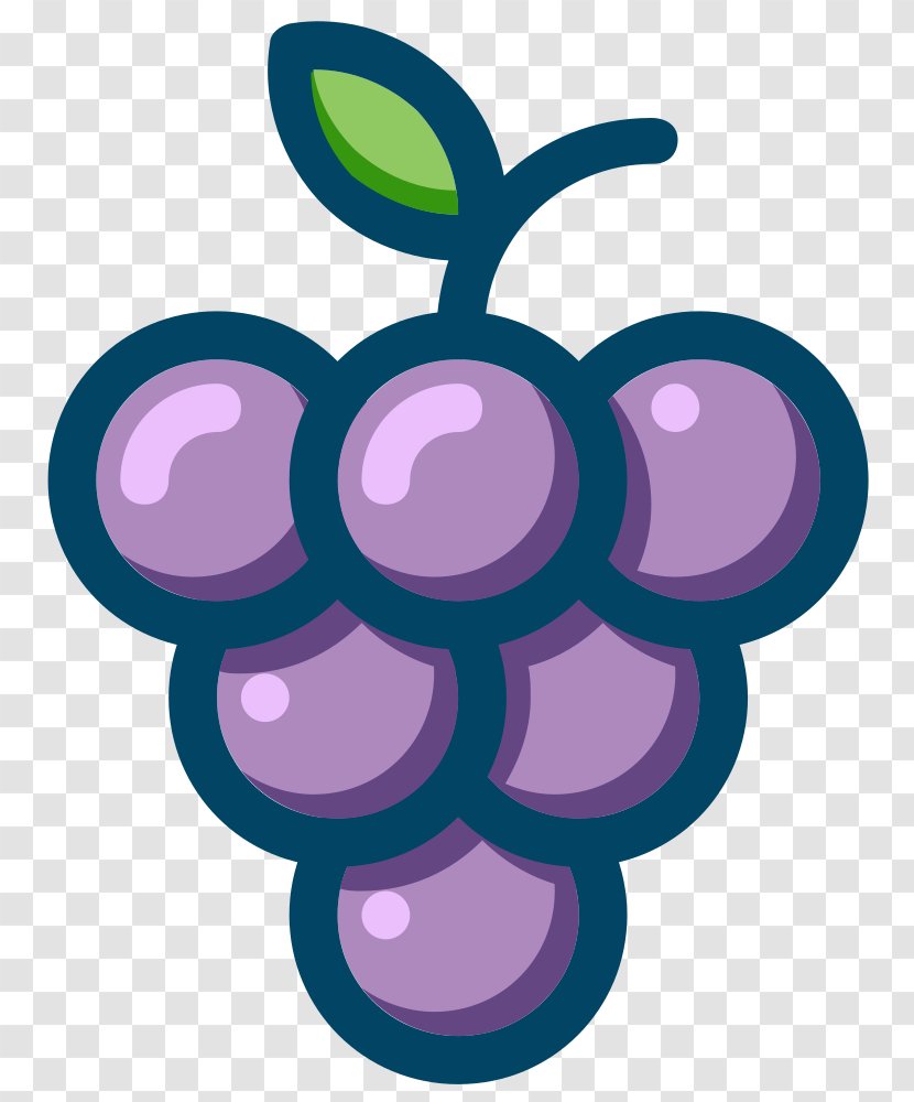 Common Grape Vine Wine Clip Art - Pink Transparent PNG
