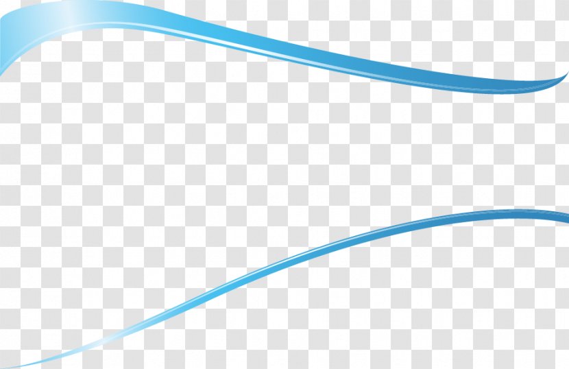 Curve Line Shading - Aqua - Teal Transparent PNG