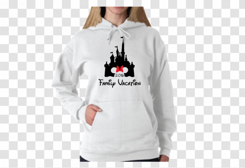 Hoodie T-shirt Mickey Mouse Minnie Bluza - Hood - Disney Castle Transparent PNG