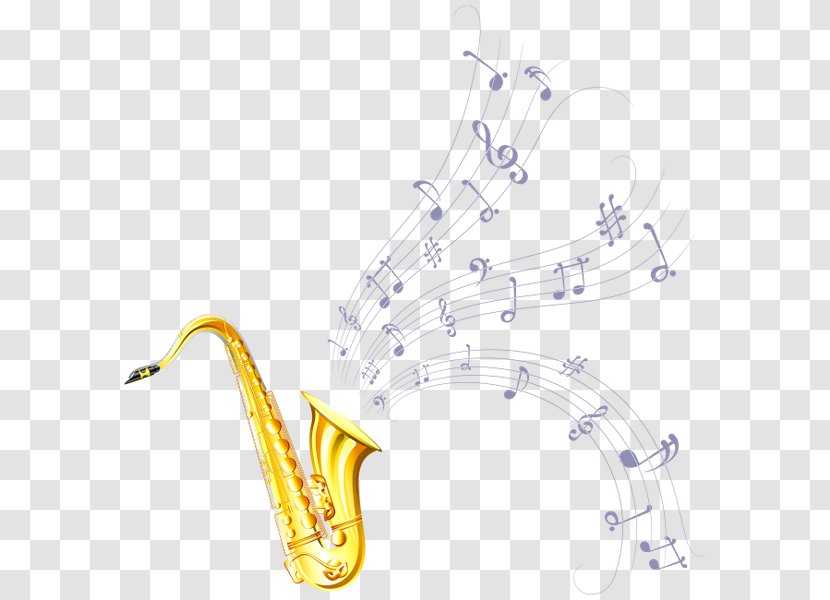 Musical Tuning Royalty-free Saxophone - Flower Transparent PNG