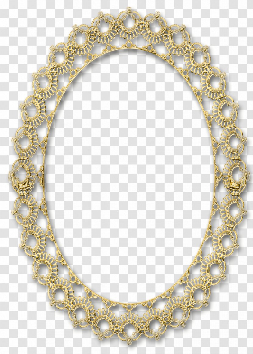 Mirror Wall Silver Picture Frames Gold - Pearl - Pearls Transparent PNG