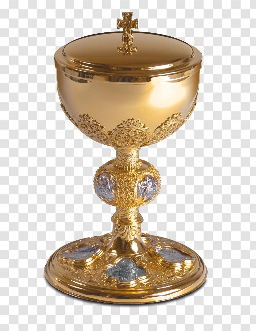 Chalice Monstrance Ciborium Paten Pyx - Eucharist - Wood Box Transparent PNG