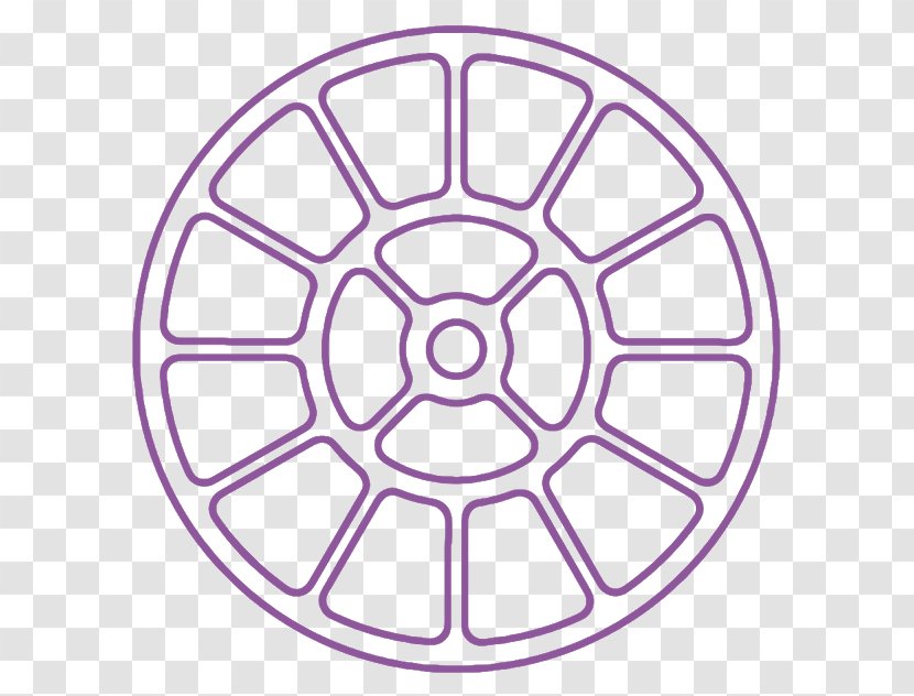 Clip Art Wagon Wheel Car - Cart - Purple Bubble Number 2 Transparent PNG