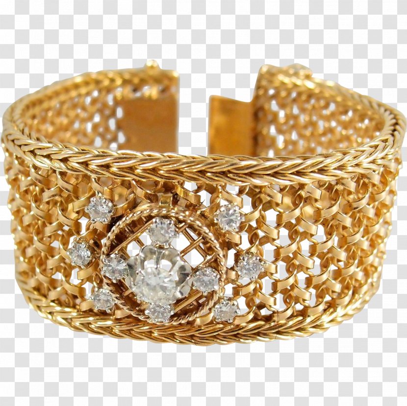 Jewellery Bracelet Gold Bangle Diamond - Charriol Transparent PNG