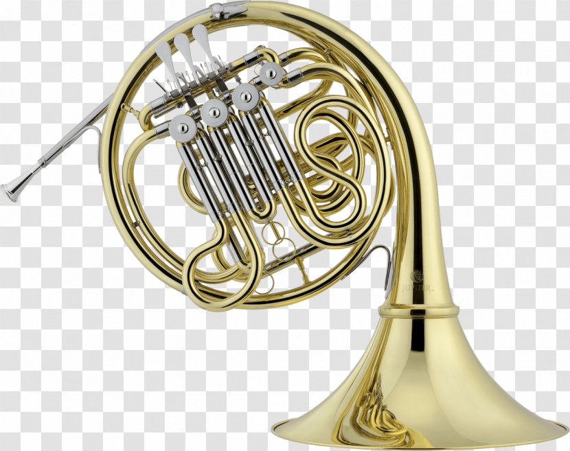 French Horns France Saxhorn Brass Instrument Valve - Watercolor Transparent PNG