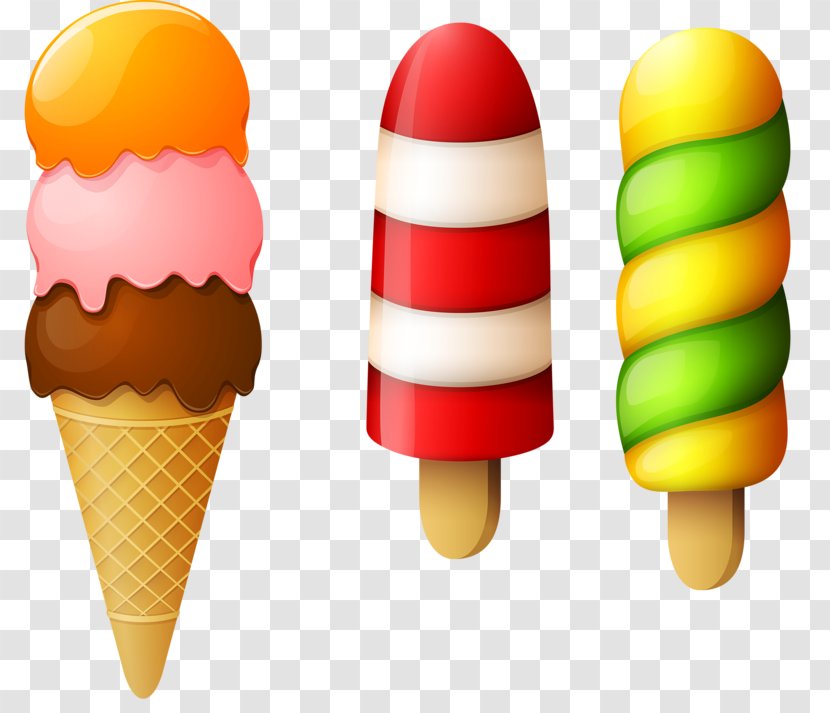 Ice Cream Cones Sundae Neapolitan Strawberry - Cone Transparent PNG