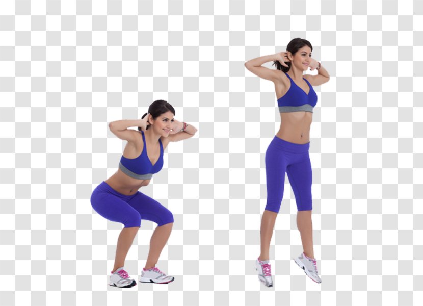 Squat Jumping Exercise Lunge CrossFit - Tree - Cartoon Transparent PNG